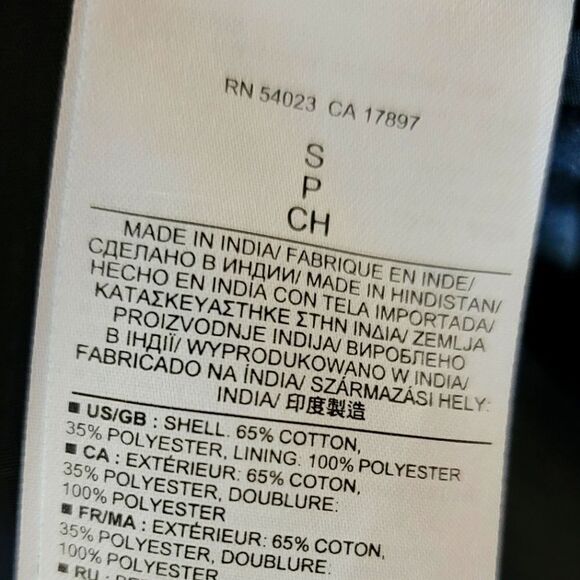 Banana Republic Textured Navy Hooded Zip Blazer Jacket - Picture 10 of 10